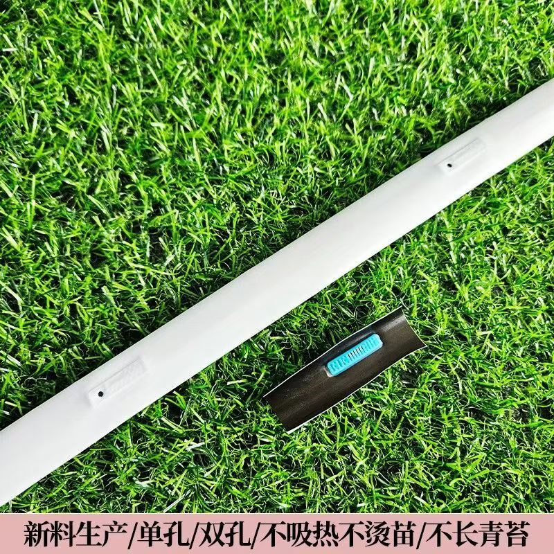 白色滴灌带16mm外白内黑新型贴片式滴灌带农用草莓育苗放鸟防烫苗