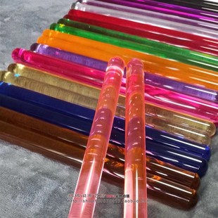 长35CM水晶亚克力威风鼓战鼓堂鼓大鼓专用鼓棒鼓锤有机玻璃鼓槌