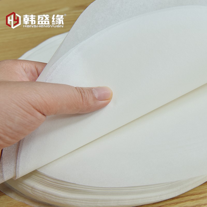 韩盛缘长方形烤肉纸500张适用烤肉店烤盘纸 铸铁煎烤盘用圆形吸油