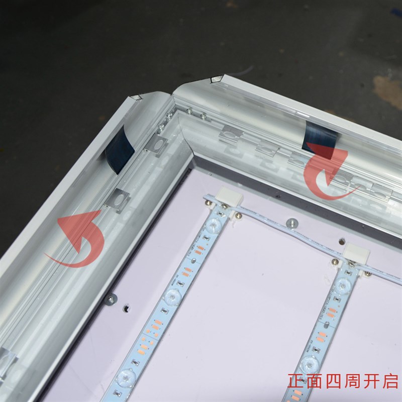拉布灯箱定做户外防水刀刮布led招牌门头发光广告牌型材定制室外