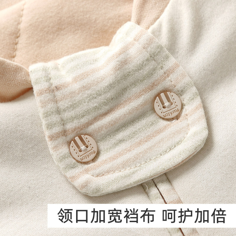 婴儿睡袋秋冬款加厚宝宝防踢被彩棉幼儿童分腿式春秋四季可拆袖