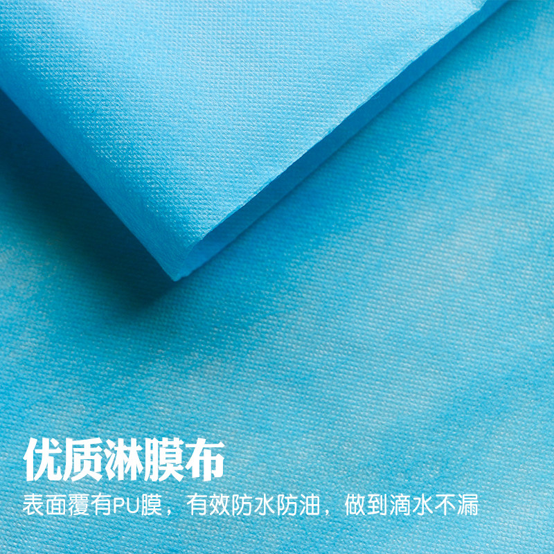 一次性床单美容院专用按摩床垫防水防油带洞加厚隔脏无纺布100张