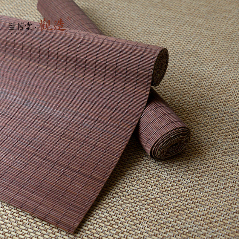 观造编织竹茶席桌旗茶垫茶桌布家用桌布茶旗禅意茶壶垫子茶具配件