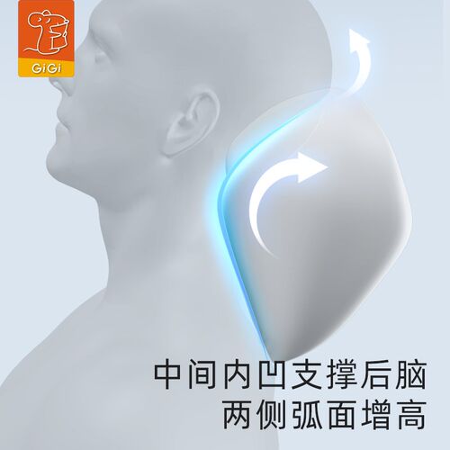 GiGi汽车腰靠护腰枕 颈枕驾驶靠背枕靠 车用靠枕座椅头枕腰垫护腰
