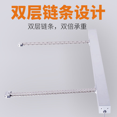 双链式电动开窗器80公斤大推力家用通风透气商用消防排烟天窗悬窗