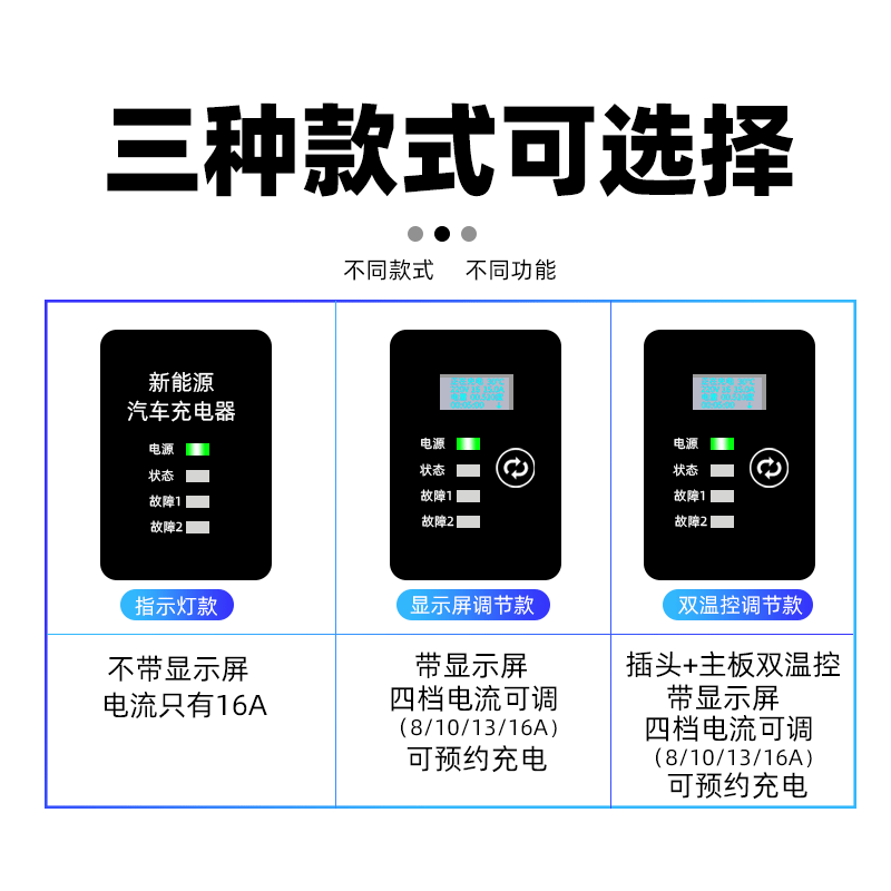 北汽新能源充电器线桩ev150枪家用EU5电动汽车便携式随车免接地