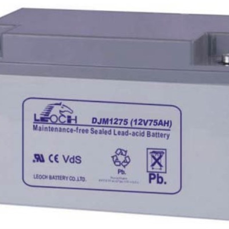 厂家低价直销LEOCH理士DJM1275 12V75AH供电设备直流屏电柜蓄电池