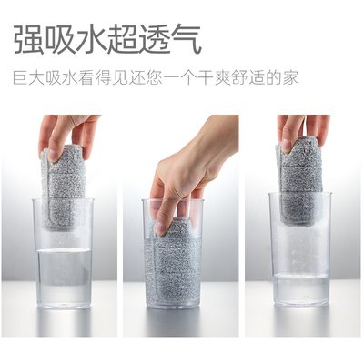 平板拖把头替换布拖布粘贴式家用地拖木地板瓷砖地懒人擦地托布头
