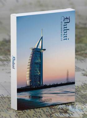 中东风情明信片迪拜风光旅行文艺纪念贺卡场景布置照片挂墙有中文