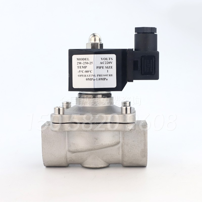 户外防水不锈钢电磁水阀220V24V气阀电动控制水用常闭开关DN15 20