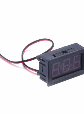 LED数码管两线电压表DC5V-120V直流数显表数字电压表头指示显示器