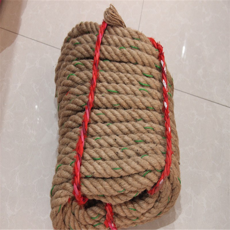 校园拔河b比赛加粗麻绳钢丝拔河绳