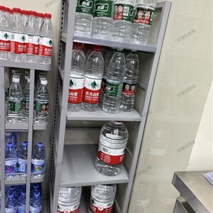 美宜佳便利店/矿泉水展示架u/矿泉水陈列架/饮料堆头架/常温 水架