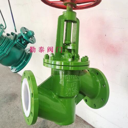 J41F46-16C耐腐蚀强酸碱衬氟截止阀 法兰式衬四氟截止阀DN15-350