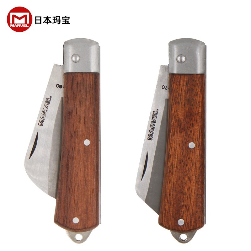 MARVEL日本玛宝MEK-60/70折叠电工刀LE-325专用电缆剥皮剥线刀
