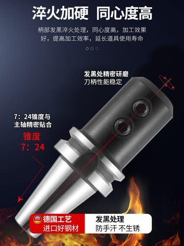 数控刀柄SLN刀柄侧固式BT40加工中心U钻暴力钻套铣床车床用CNC