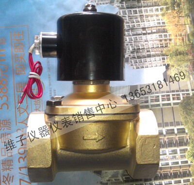 余姚电磁阀2W-500-50 纯铜水阀 常闭式AC220V
