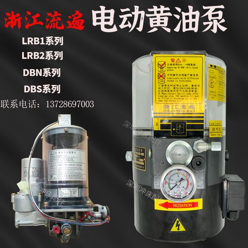 浙江流遍电动油脂润滑泵LRB2-K30/3ZK冲床电动黄油泵LRB1-K20/2ZI