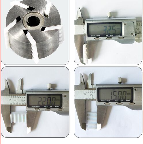 抽油泵配件叶轮电动自吸泵12v24V220V正反转转子挖机配件塑料叶片