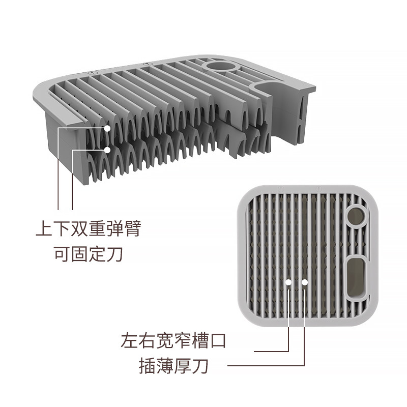火候万用刀架家用菜刀收纳架厨房台面消毒多功能置物架免打孔台置