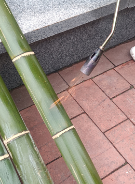红色楠竹扁担乔迁新居结婚嫁进宅搬家仪式用品挑竹篮火烤金字扁担