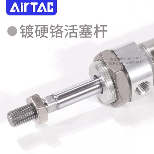 亚德不锈钢迷你气缸MF25X25/50/75/100/125/150/200/300/500SCA