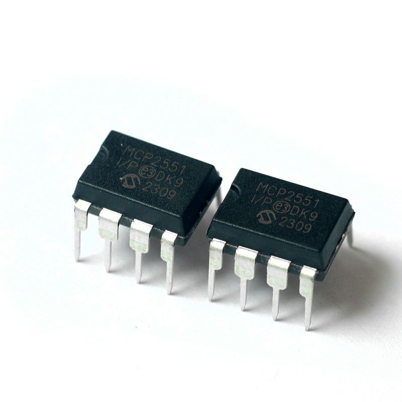 全新原装 MCP2551-I/P 封装 DIP-8 直插 CAN总线 线收发器芯片IC