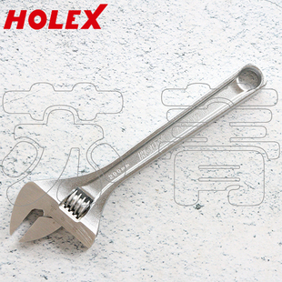 德国霍夫曼HOLEX 活动扳手 活扳手 头部精磨 200mm 250mm 300mm