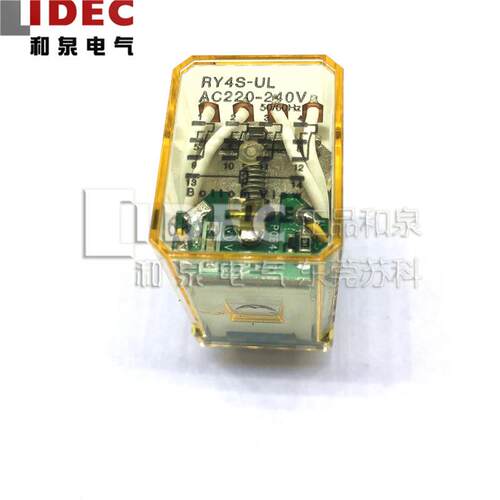 原装正品IDEC和泉电气中间继电器 RY4S-UL-AC220-240V  14脚
