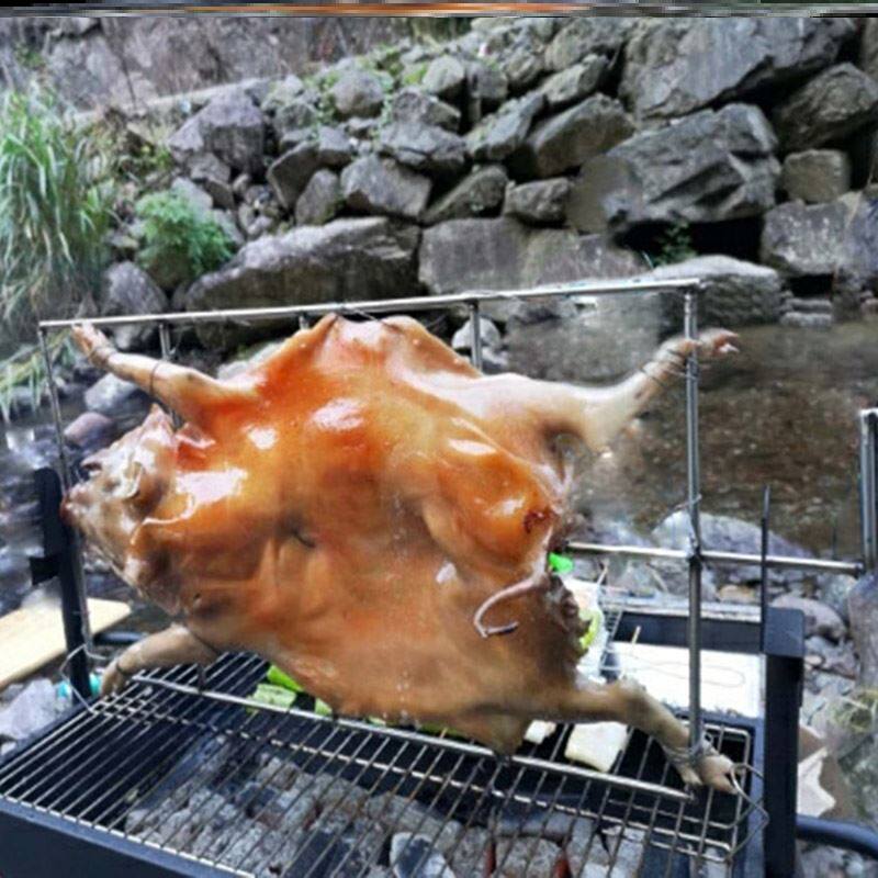 烤全羊架子炉子整只专用架烧烤架不锈钢户外家用支架机器烤乳猪的