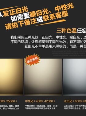 LED双头连体筒灯天花灯射灯3W5W7W18W24W30w方形斗胆灯格栅灯led