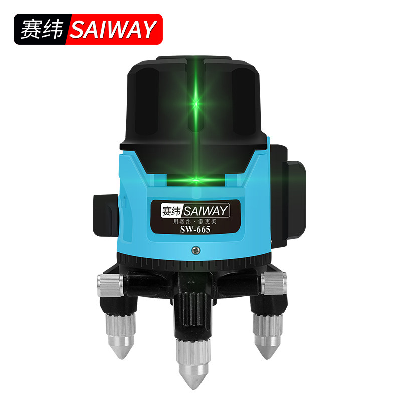 赛纬绿光红外线激光水平仪2/3/5线强光型投线仪充电打斜线增强点