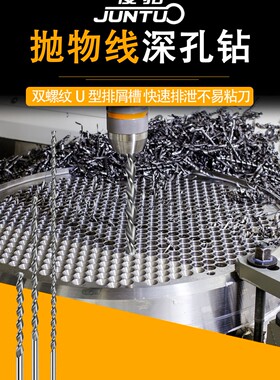 600mm高速网钻钢铝件直柄麻花钻头加长钻抛物线型深孔钻头5.0-16