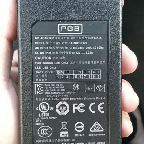 适用Synology群晖DS918+12V8.33A适配器EA11011D-120圆口四针电源