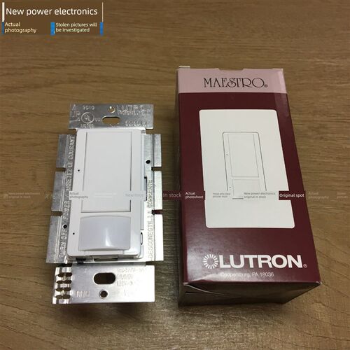 美国LUTRON路创 MS-OP600M-WH 600W 美式开关感应开关面板