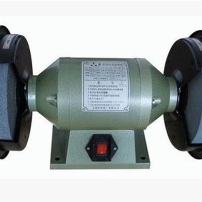 正品上海砂轮机厂 三棱牌  台式砂轮机 MDQ3220S  200MM 磨光机