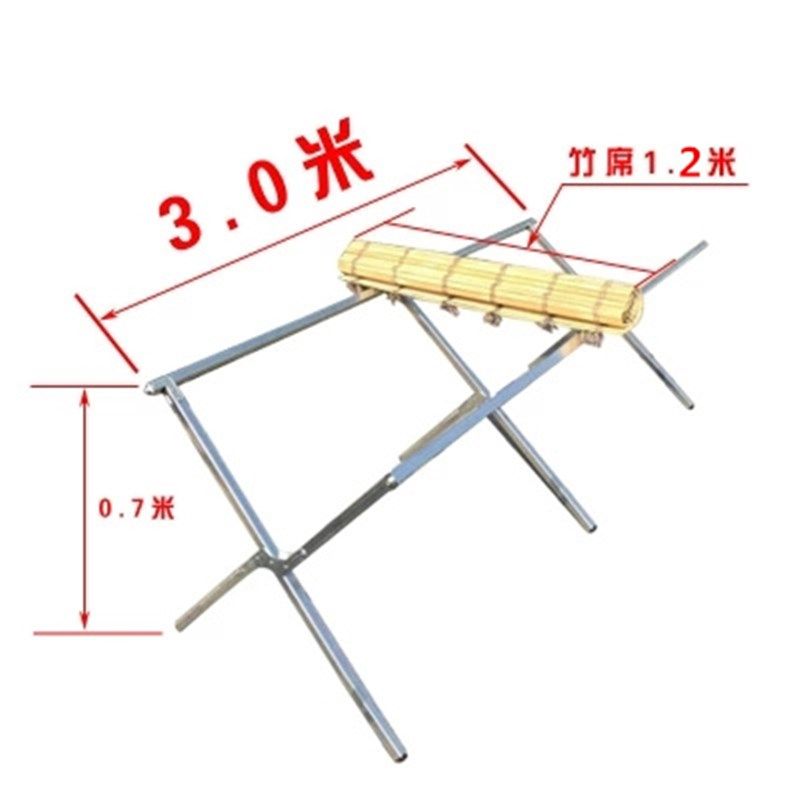 地摊货架摆摊神器折叠桌床多功能架子加厚竹席户外简易夜市展示架