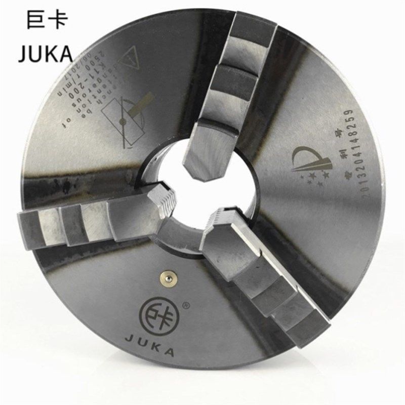 巨卡淬火三爪自定心卡盘盘体160200250320325三爪卡盘盘体