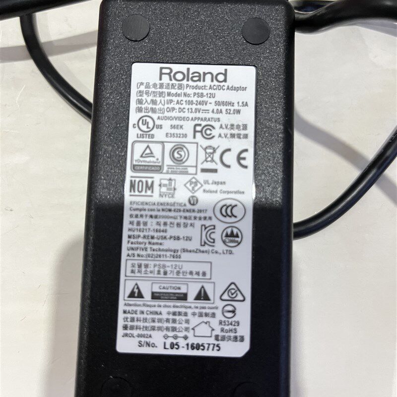 Roland罗兰PSB-12U AC-33/40 BA-55 KC110音箱电源适配器线13V4A