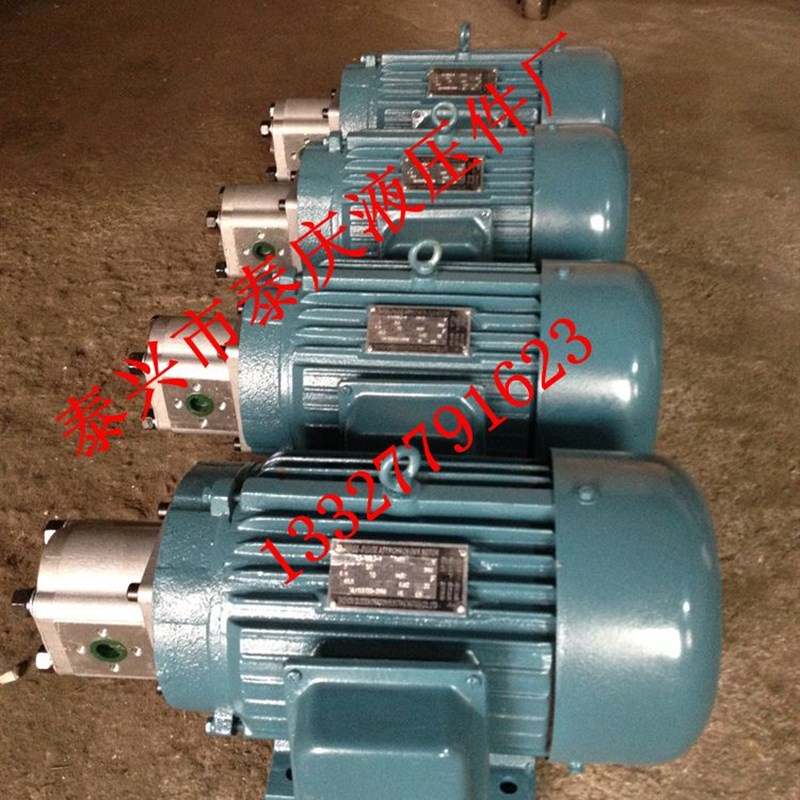 中高压齿轮油泵电机组CBN-F325/320//316/312/310/306内插 全电动