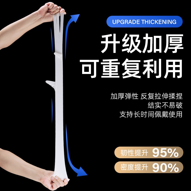 【立减5元】一次性乳胶手套女橡胶厨房防水拓丰丁腈丁晴加厚防护