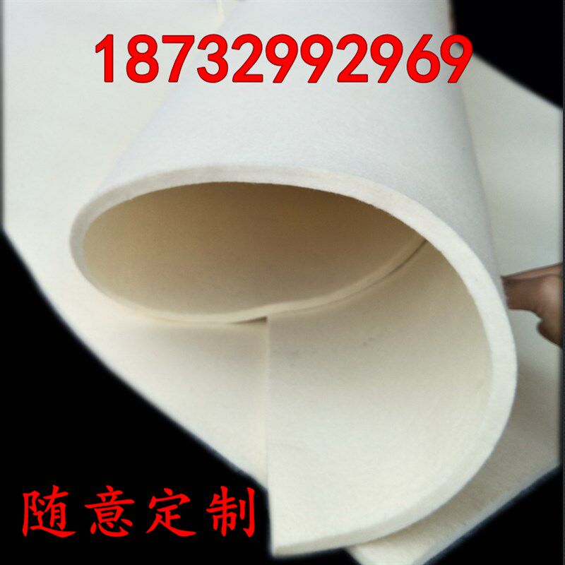 工业纯羊毛高密度耐磨密封抛光吸油防震耐高温羊毛毡垫条5-10mm厚