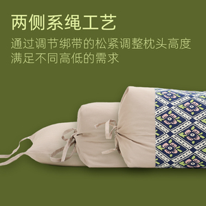 原野春荞全荞麦枕助睡眠家用护颈椎枕荞麦壳枕头高枕低枕硬可调节