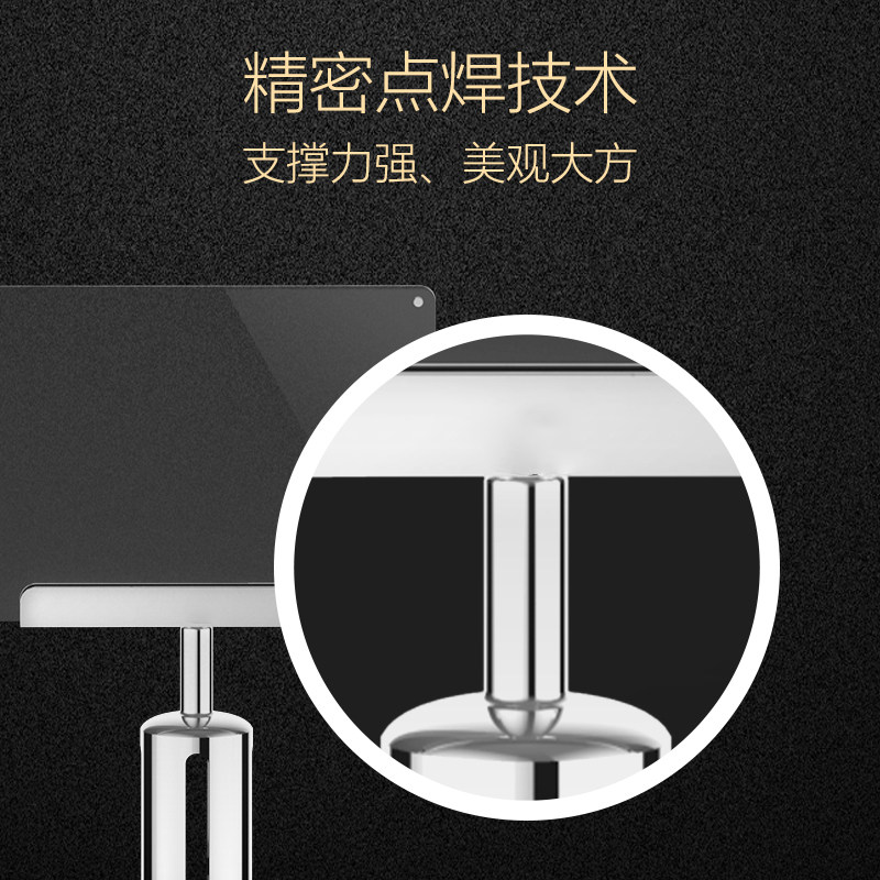 一米线透明指示牌栏杆座插牌定制超市影院广告牌导向牌招牌制作