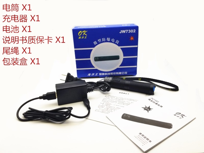 JW7302微型强光防爆手电筒充电超亮防水消防帽戴式头灯便携佩戴式