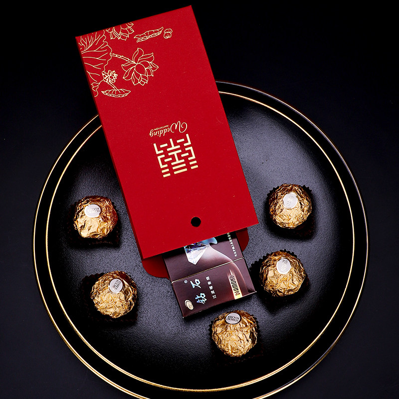 创意喜糖盒子结婚喜糖袋婚礼回礼袋中国风糖果盒礼盒装婚庆用品