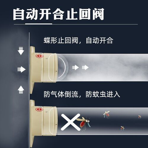 德通高速换气扇厨房油烟排风扇抽风机工业排气扇全金属圆形HVD-30