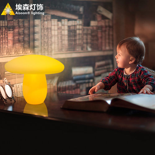 发光月兔椅led蘑菇灯草坪庭院地产景观户外防水中秋节日望月兔