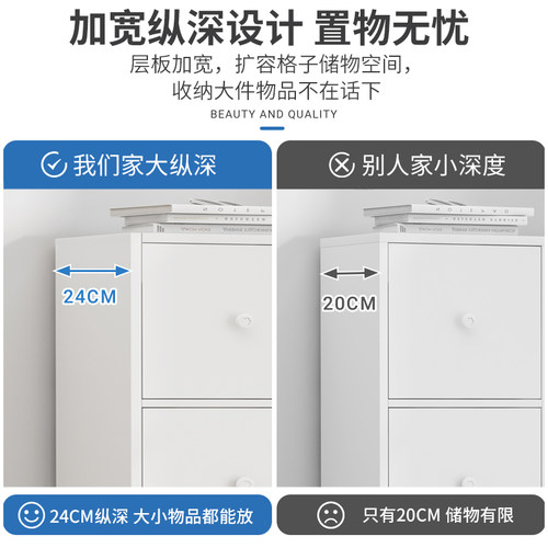 飘窗收纳柜置物柜书架窗台柜子防晒杂物柜阳台书柜卧室靠墙储物柜