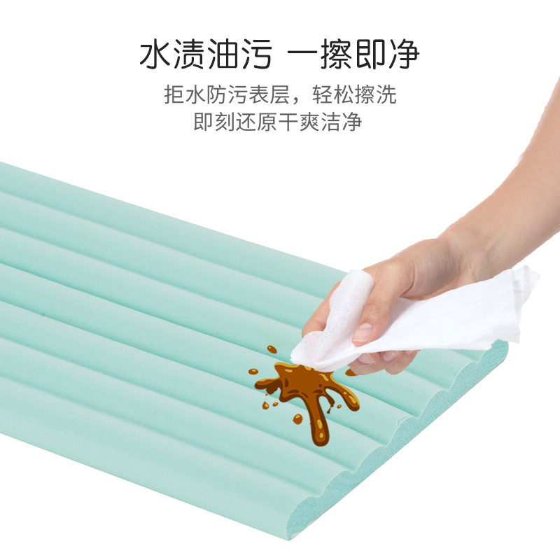 防撞条家用免贴款包桌子的软边桌边保护条包床边软包防磕碰防摔条